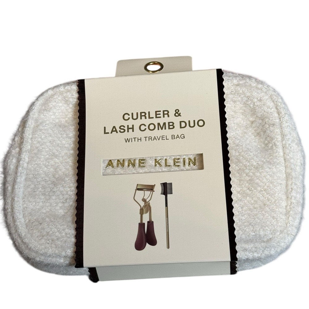 Anne Klein Curler & Lash Comb Duo With Travel Bag